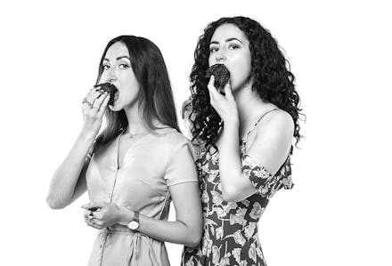 Eve Simmons and Laur Dennison