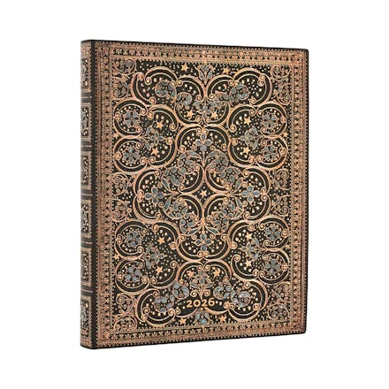 2026 Restoration  (The Queen s Binding) Ultra 12-month Day-at-a-Time Softcover Flexi Dayplanner 2026 (Elastic Band Closure)
