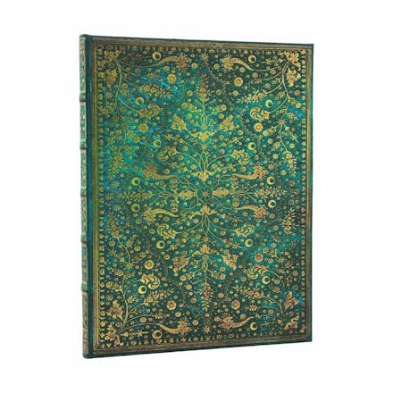 Emerald Flower (Nature s Grace) Ultra Unlined Hardcover Journal (Elastic Band Closure)
