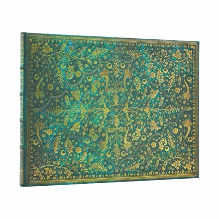 Emerald Flower (Nature s Grace) Guest Book Unlined Hardcover Journal