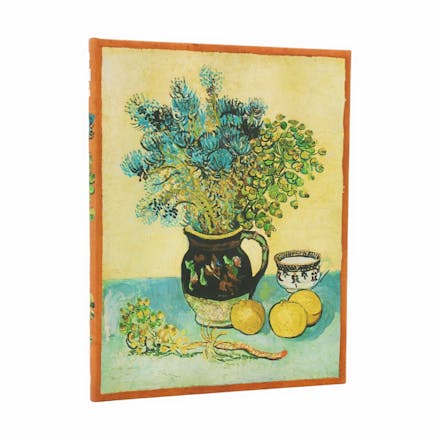 Van Gogh s Still Life Ultra Lined Hardcover Journal (Elastic Band Closure)