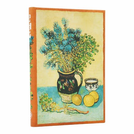 Van Gogh s Still Life Mini Unlined Hardcover Journal (Elastic Band Closure)