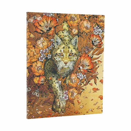 Lynx Rising (Erica Williams Art) Ultra Lined Softcover Journal (Elastic Band Closure)