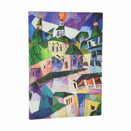 St. Petersburg (Lentulov s Cityscapes) Midi Lined Softcover Journal (Elastic Band Closure)