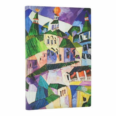 St. Petersburg (Lentulov s Cityscapes) Mini Lined Softcover Journal (Elastic Band Closure)