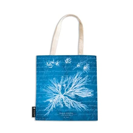 Sea Flowers Canvas (Anna Atkins  Cyanotypes) Bag