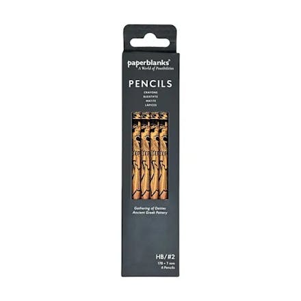 Gathering of Deities (Ancient Greek Pottery) Pencil (4 Pack)