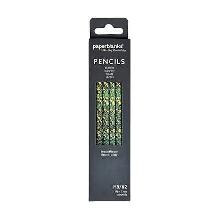 Emerald Flower (Nature s Grace) Pencil (4 Pack)