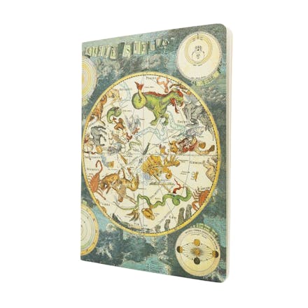Celestial Planisphere A4 Grid (Early Cartography) Cahier