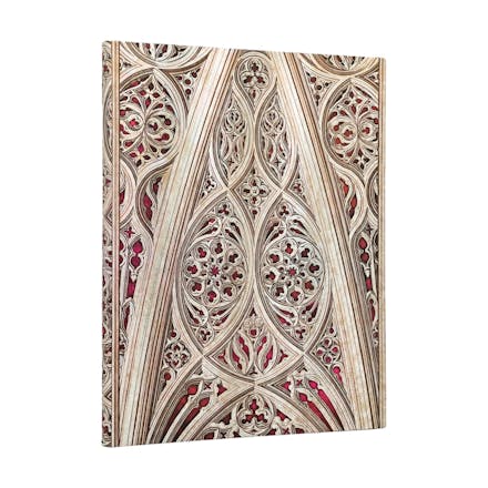 Vault of the Milan Cathedral (Burgundy) (Duomo di Milano) Ultra Lined Softcover Journal (Elastic Band)