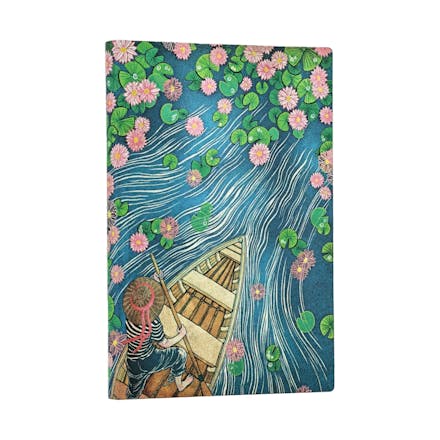 Lotus River (Living with Yuko) Mini Unlined Softcover Journal (Elastic Band Closure)