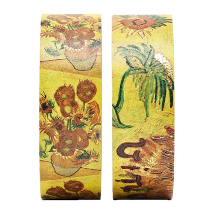 Van Gogh, Sunflowers (Washi Tape Mixed Pack)