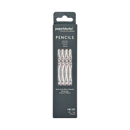 Vault of the Milan Cathedral (Burgundy) (Duomo di Milano) Pencil (4 Pack)