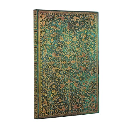 2027 Emerald Flower (Nature s Grace) Maxi 18-Month Softcover Dayplanner (Elastic Band Closure) Vertical