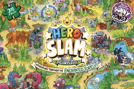 Jamie Smart s Hero Slam Jigsaw Puzzle: 200 pieces