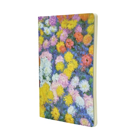 Monet s Chrysanthemums A4 Unlined Cahier