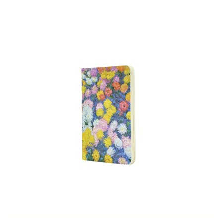 Monet s Chrysanthemums A6 Lined Cahier
