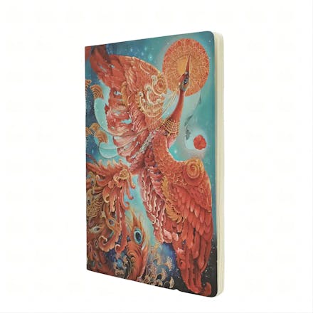 Firebird (Birds of Happiness) A4 Unlined Cahier