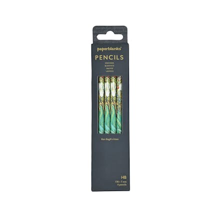 Van Gogh s Irises Pencil (4 Pack)