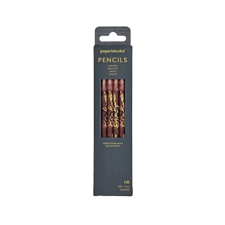 William Shakespeare (Special Editions) Pencil (4 Pack)