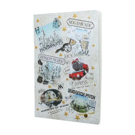 The Wizarding World (Harry Potter Collection) A4 Unlined Cahier