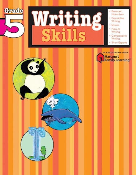 Writing Skills: Grade 5 (Flash Kids Harcourt Family Learning)