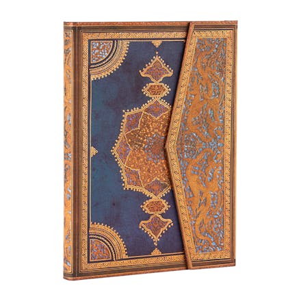 Safavid Indigo (Safavid Binding Art) Ultra Hardback Address Book (Wrap Closure)