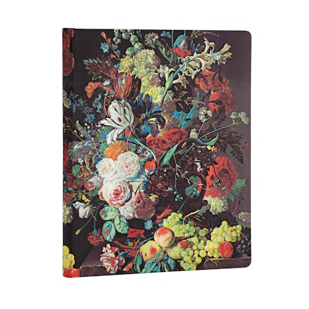 Van Huysum (Still Life Burst) Ultra Lined Journal (Elastic Band Closure)