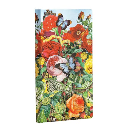 Butterfly Garden Slim Lined Hardcover Journal