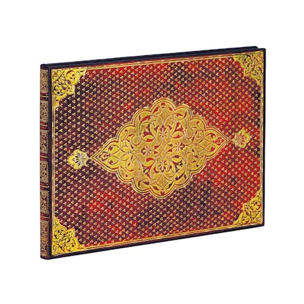 Golden Trefoil Unlined Hardcover Guest Book