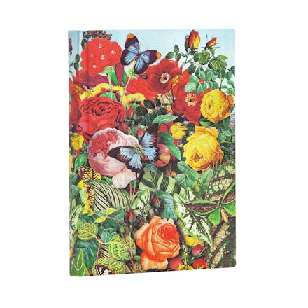Butterfly Garden Mini Unlined Softcover Flexi Journal