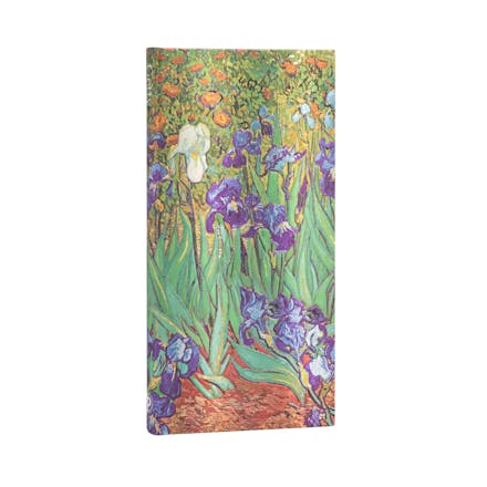 Van Gogh s Irises Slim Lined Hardcover Journal