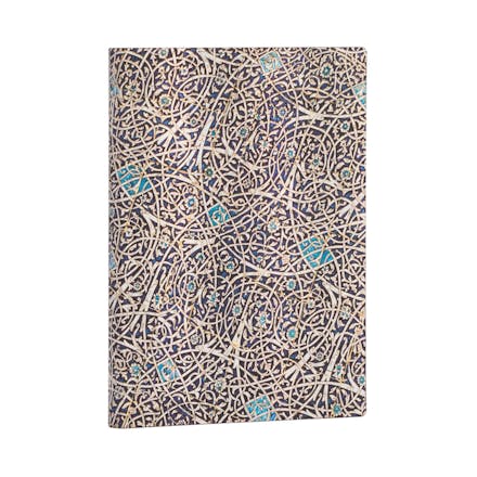 Granada Turquoise (Moorish Mosaic) Midi Lined Journal
