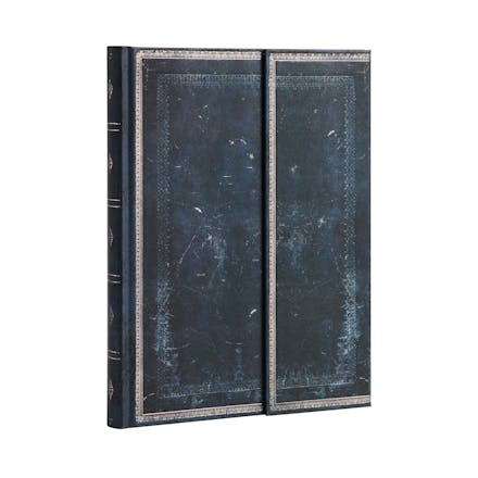 Inkblot (Old Leather Collection) Ultra Lined Journal (Wrap Closure)