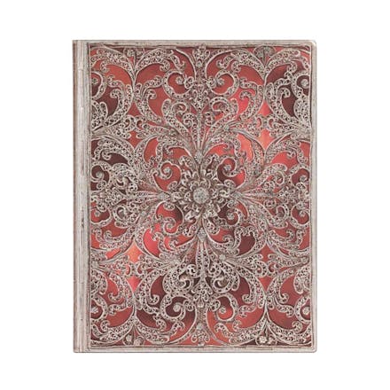 Garnet (Silver Filigree Collection) Ultra Lined Softcover Flexi Journal