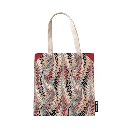 Rubedo (Cockerell Marbled Paper) Canvas Bag