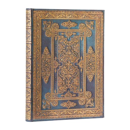 Blue Luxe (Luxe Design) Ultra Lined Hardback Journal (Elastic Band Closure)
