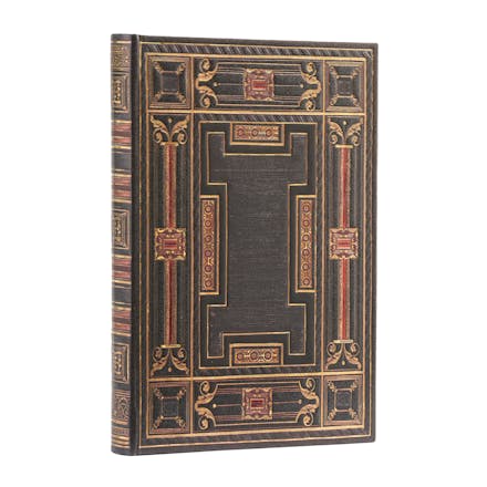 Onyx (Asterales) Mini Lined Hardback Journal (Elastic Band Closure)