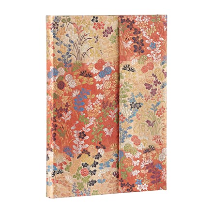 Kara-ori (Japanese Kimono) Midi Hardback Address Book (Wrap Closure)