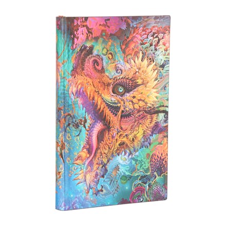 Humming Dragon (Android Jones Collection) Maxi Dot-Grid Softcover Flexi Journal (Elastic Band Closure)