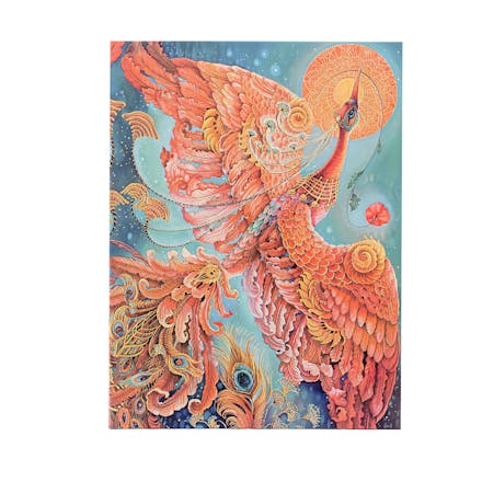 Firebird (Birds of Happiness) Ultra Lined Hardback Journal (Elastic Band Closure)