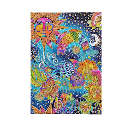 Celestial Magic (Whimsical Creations) Midi Unlined Hardback Journal (Wrap Closure)