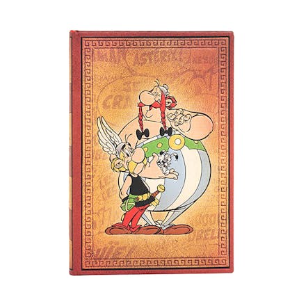 Asterix & Obelix (The Adventures of Asterix) Mini Lined Hardback Journal (Elastic Band Closure)