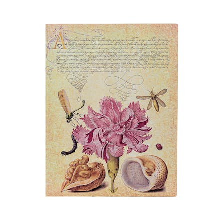 Pink Carnation (Mira Botanica) Ultra Unlined Softcover Flexi Journal (Elastic Band Closure)