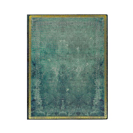 Pacific Blue (Old Leather Collection) Ultra Lined Softcover Flexi Journal (Elastic Band Closure)