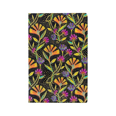 Wild Flowers (Playful Creations) Mini Lined Softcover Flexi Journal (Elastic Band Closure)