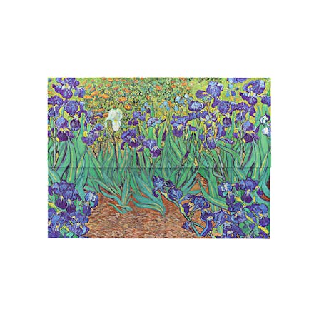 Van Gogh s Irises Document Folder (Wrap Closure)