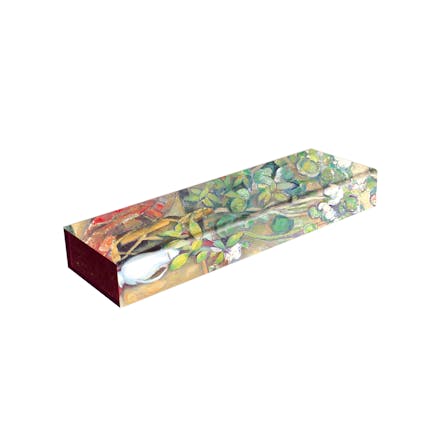 Cezanne s Terracotta Pots and Flowers Pencil Case (Wrap Closure)