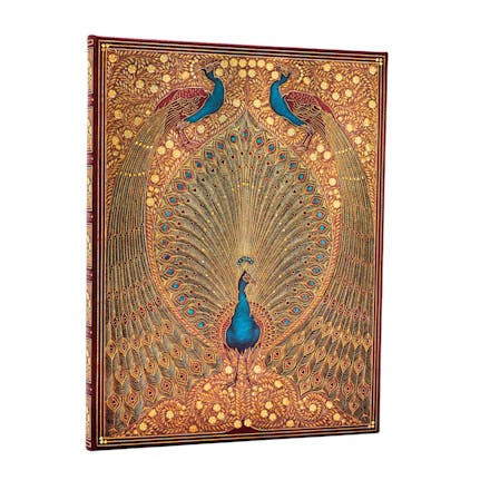 Hafiz s Peacocks (Sangorski & Sutcliffe) Ultra Unlined Hardcover Journal (Elastic Band Closure)