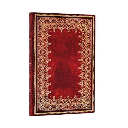 Foiled (Old Leather Collection) Mini Lined Softcover Flexi Journal (Elastic Band Closure)